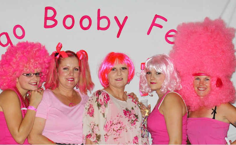 Jarni, Gladys, Aunty Ann, Shaya and Bobbie-Ann were all shades of the colour spectrum in the name of fundraising $7200 for breast cancer research. Jarni, Gladys, Aunty Ann, Shaya and Bobbie-Ann were all shades of the colour spectrum in the name of fundraising $7200 for breast cancer research.